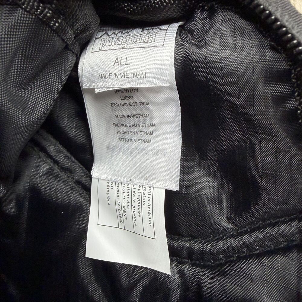 Patagonia Waist Bag One Size Black Traveler Lightweight Weather Resistant Pack - Picture 7 of 7